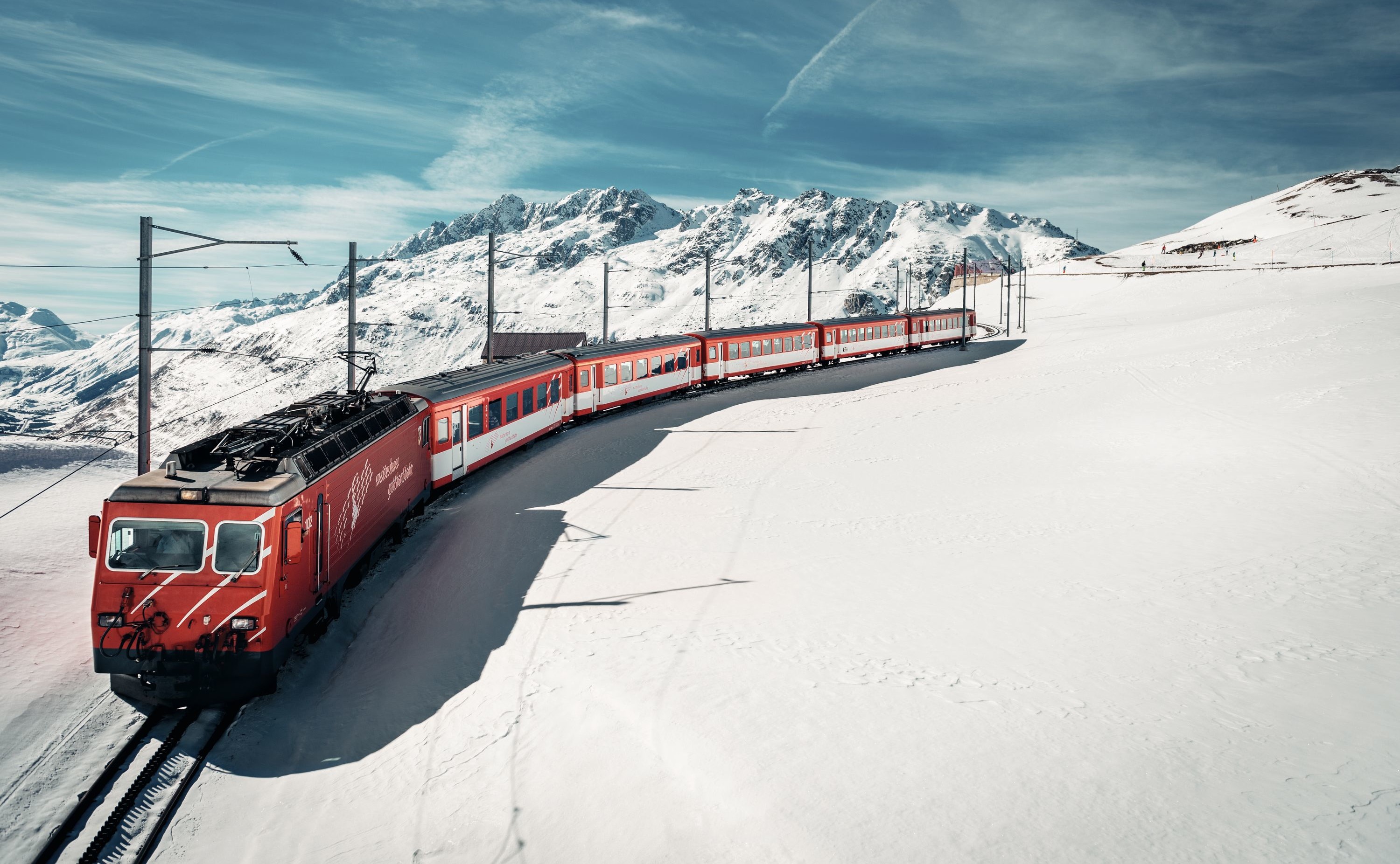 Matterhorn Gotthard Bahn-Nätschen-Winter